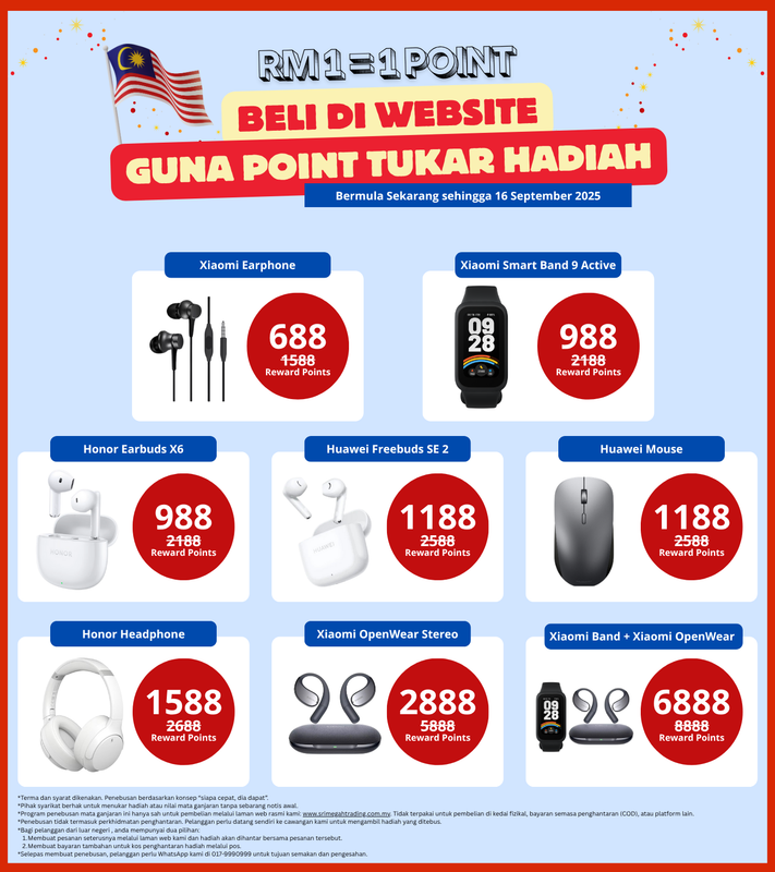 Berita Baik !!! Beli dan dapat tukar hadiah 