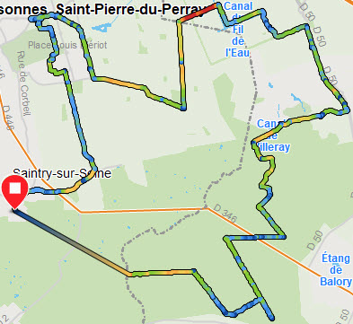 Parcours effectué 1