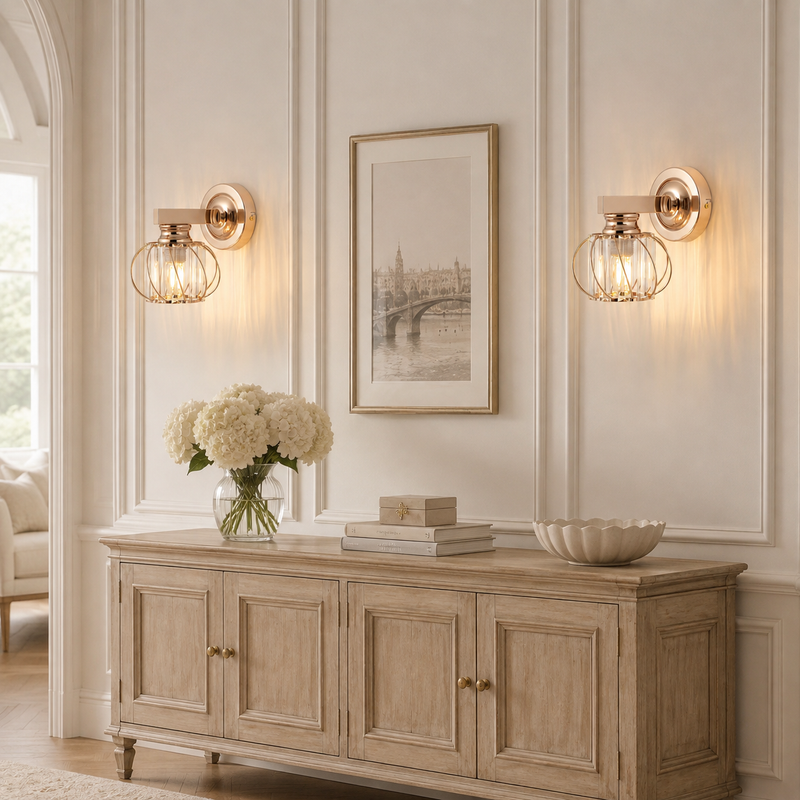 Lot de 2 – Cage en cristal pour une décoration harmonieuse