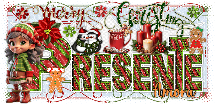 Presente Christmas Cookie amora