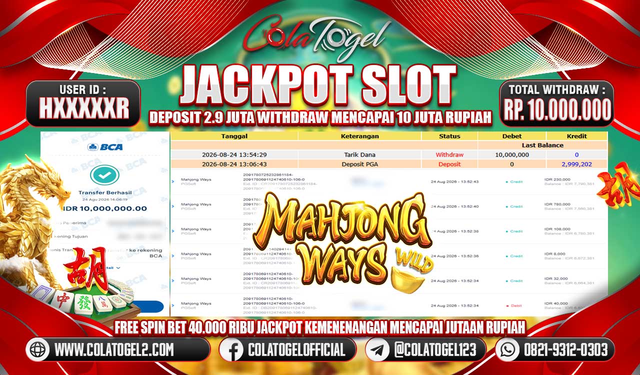 JACKPOT SLOT GACORR!!