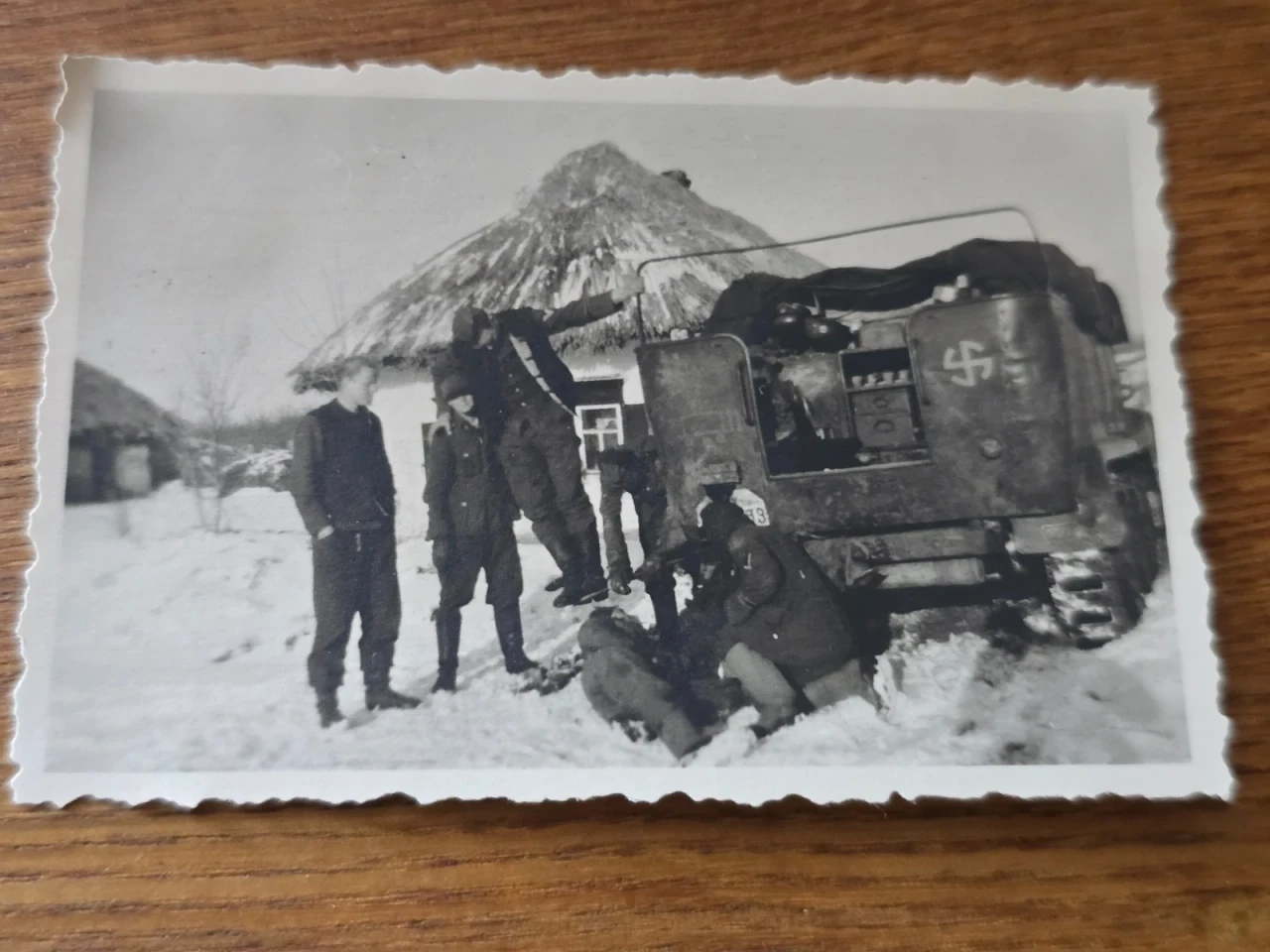 orig Foto WW2 Russland Panzergrenadier Division Großdeutschland Tank Soldat 72