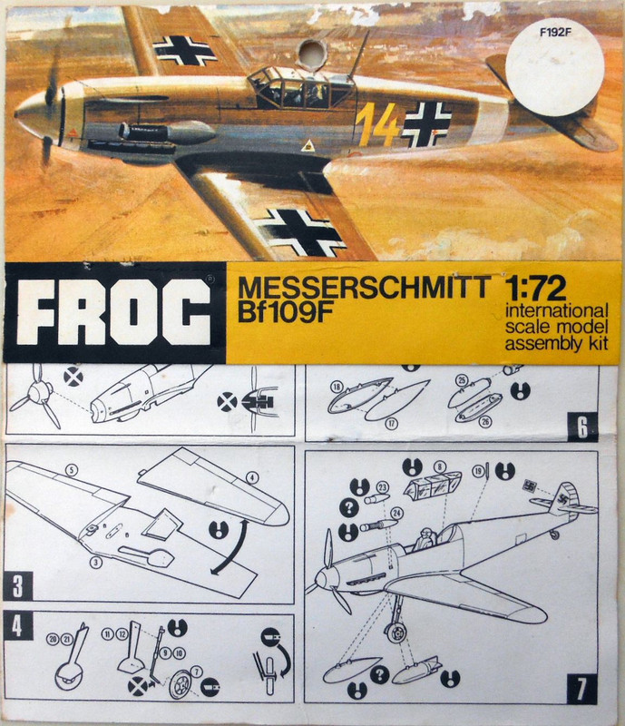Frog 72 Messerschmitt Bf 109F (F192F) Header