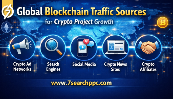 Global Blockchain Traffic Sources for Crypto Project Growth