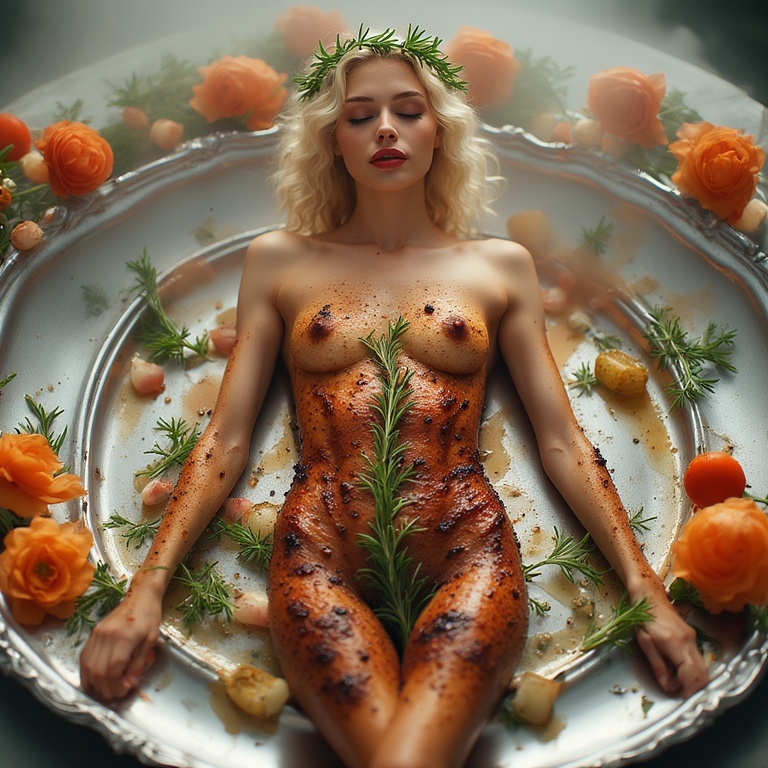 Garden wedding wom served Blonde 0 97