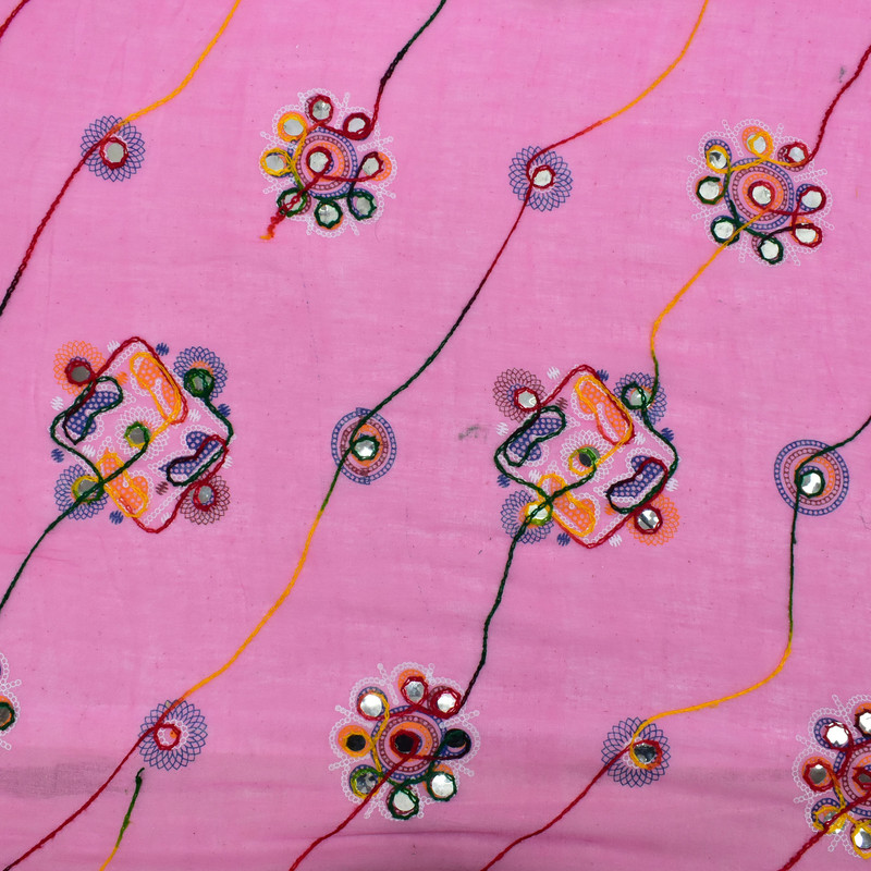 thumbnail 58  - Women&#039;s Cotton Dupatta Wrap Stole Mirror Work Embroidery Ethinic Scarves Chunni