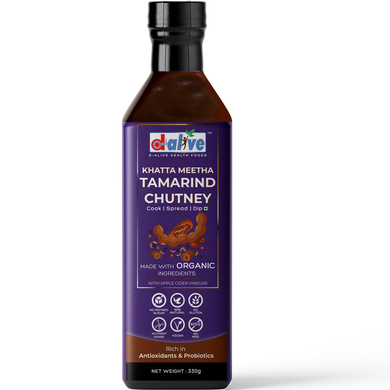 Khatta Meetha Tamarind  Imli Chutney Bottle of 330 GM