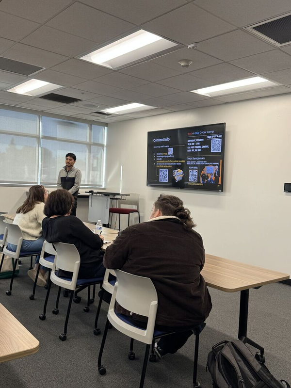 Me presenting at the STORM CyberAI Research Symposium