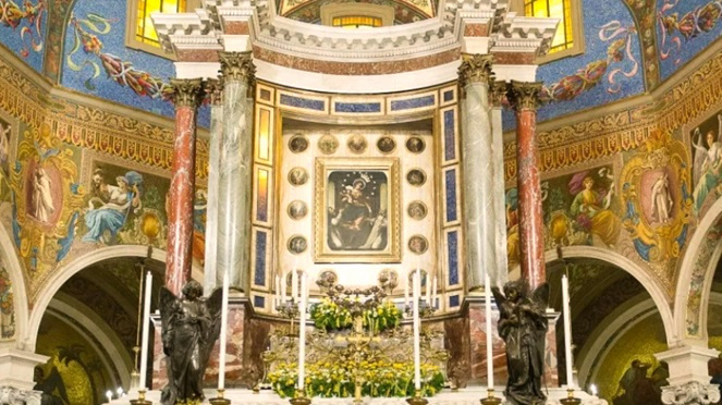 Il Messaggio di Papa Francesco per i 150 anni dell’arrivo del quadro della Vergine del Rosario a Pompei dans Antonio Tarallo Il-quadro-della-Vergine-di-Pompei