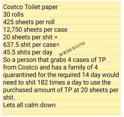 Toilet paper math!!!! Annotation-2020-03-17-131650