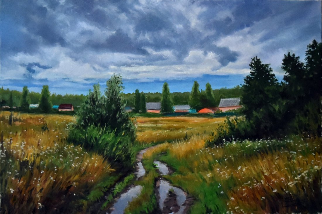 landscape-painting-summer-evening-after-rain-thumb1920