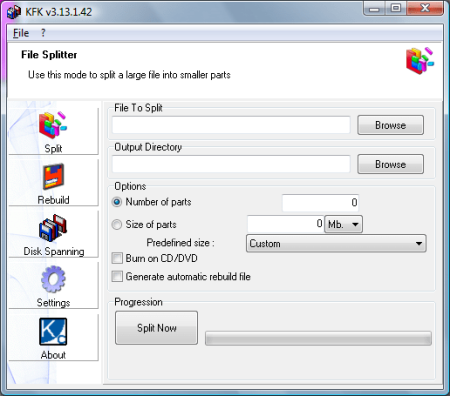 KFK File Splitter 3.24.0.59