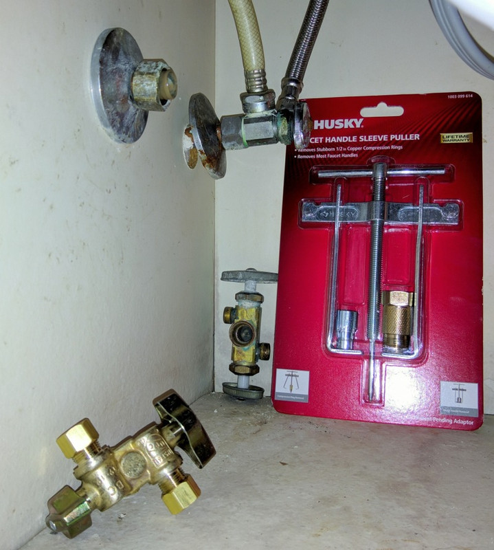 How to remove stubborn 1/2 inch compression ring holding undersink