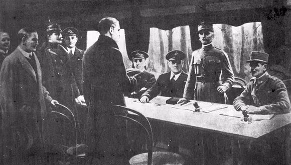 Firma del Armisticio de Padua. 3-11-1918 Firma del Armisticio de Padua. 3-11-1918