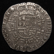 Patagón Carlos II. Países Bajose Españoles. Brujas (Flandes) 1673. PAS7046