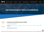 antidepressant skills workbook homepage