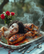 Garden wedding wom served Blackh series B 0 16