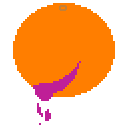 bleeding orange