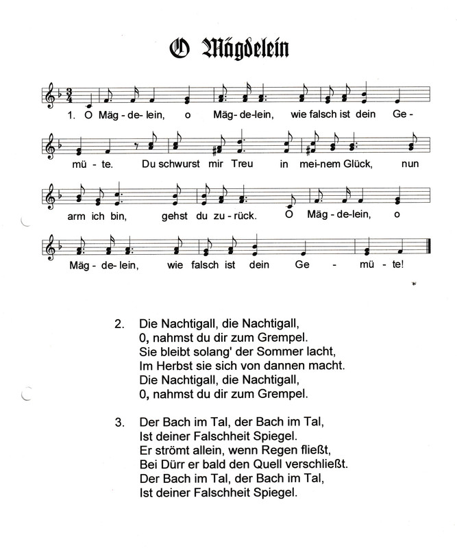 O Mägdelein