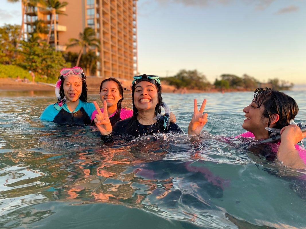 Students in a candid moment together