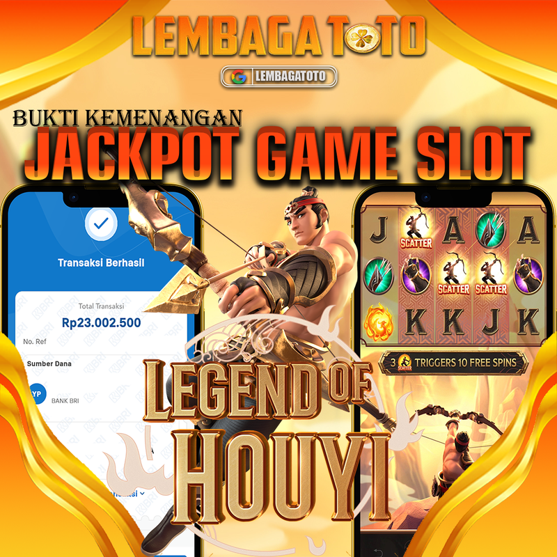 BUKTI JACKPOT 29 SEPTEMBER LEMBAGATOTO LEGEND OF HOUYI   Rp.23.002.500,- LUNAS