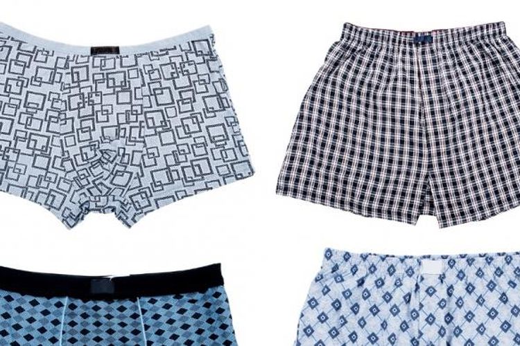 Ilustrasi celana dalam pria