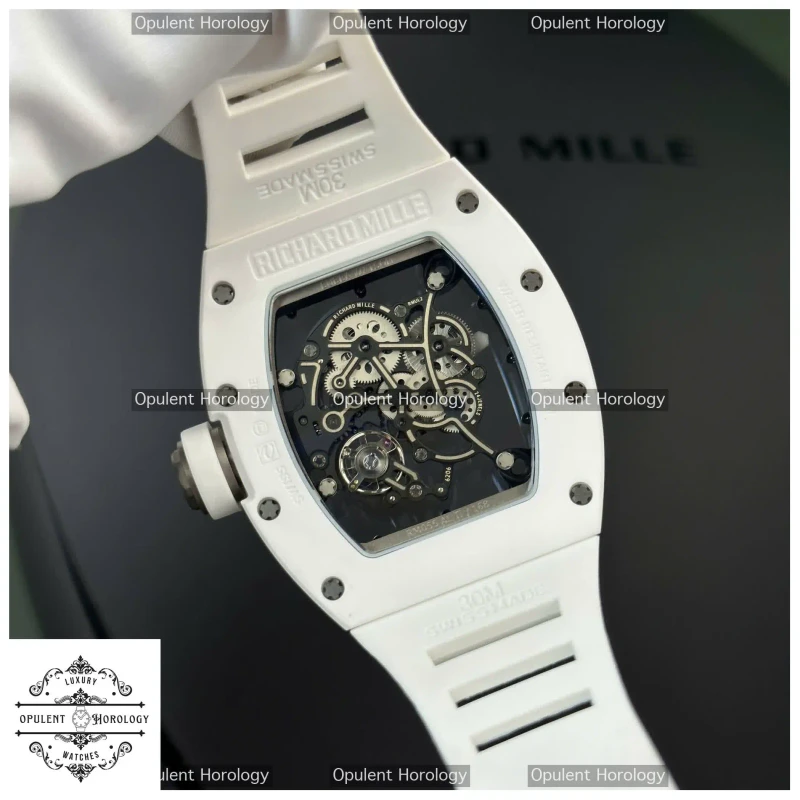 Richard Mille RM055 White Ceramic - Bubba Watson Best Replica V4