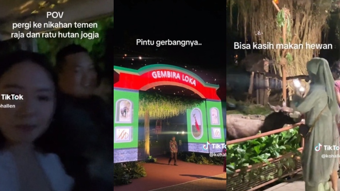 Viral di TikTok tamu undangan membagikan momen menghadiri pernikahan pemilik tempat wisata Gembira Loka di Jogja. Adakan resepsi di kebun binatang dengan sensasi seperti sedang liburan.