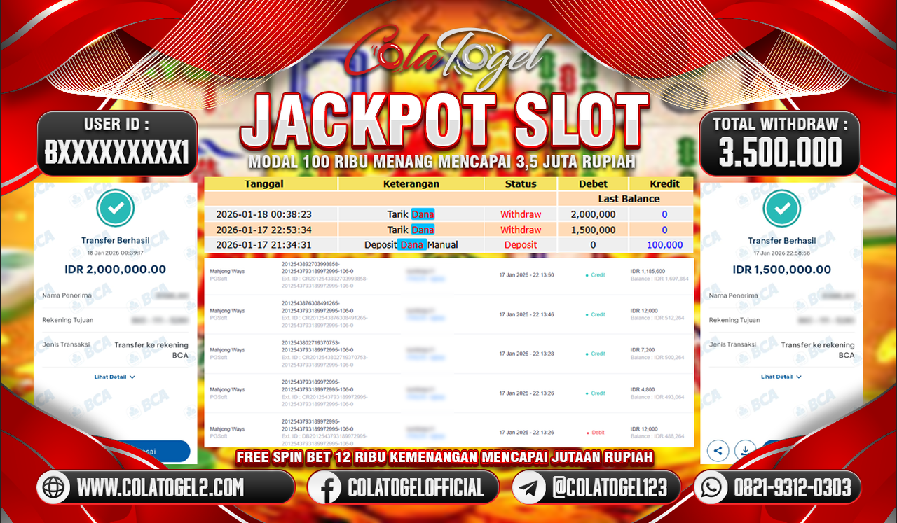 JACKPOT SLOT GACOR!!