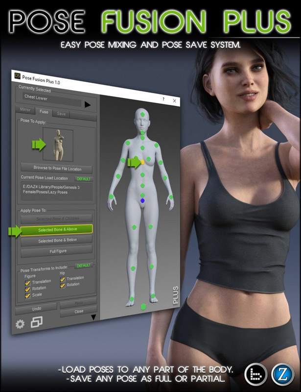 Pose Fusion Plus for Genesis to Genesis 8 (Updated 2021-02-16 Added Genesis 8.1 Support) Pose Fusion Plus for Genesis to Genesis 8 (Updated 2021-02-16 Added Genesis 8.1 Support)