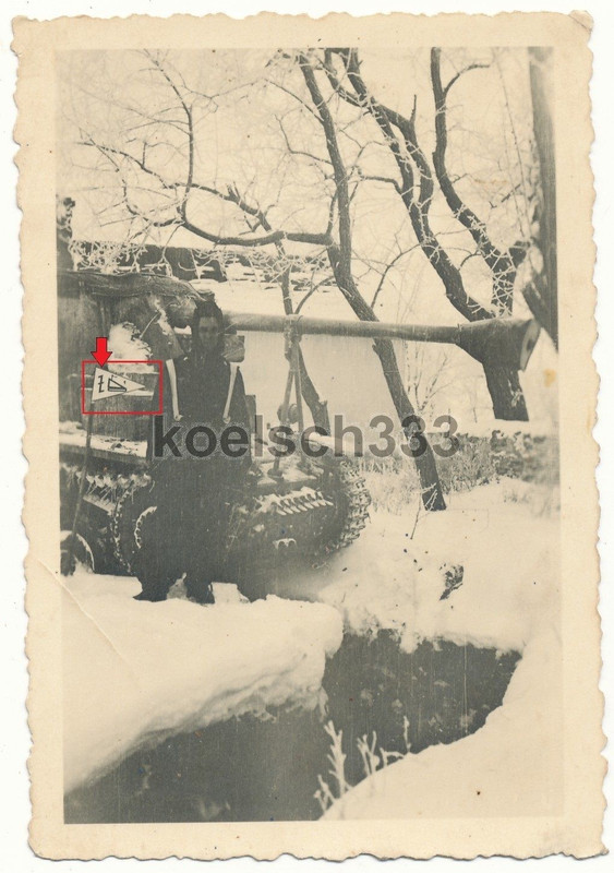 Foto 19. Panzer Div. - Panzerjäger Marder Wimpel