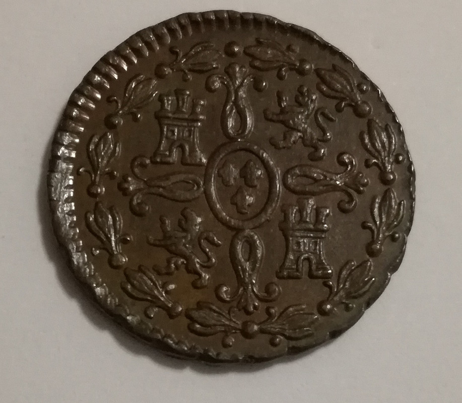 2 maravedís 1829 Segovia