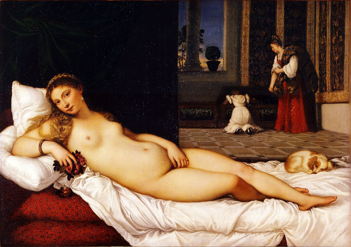 A photo of the piece being discussed in this passage: Venus of Urbino
