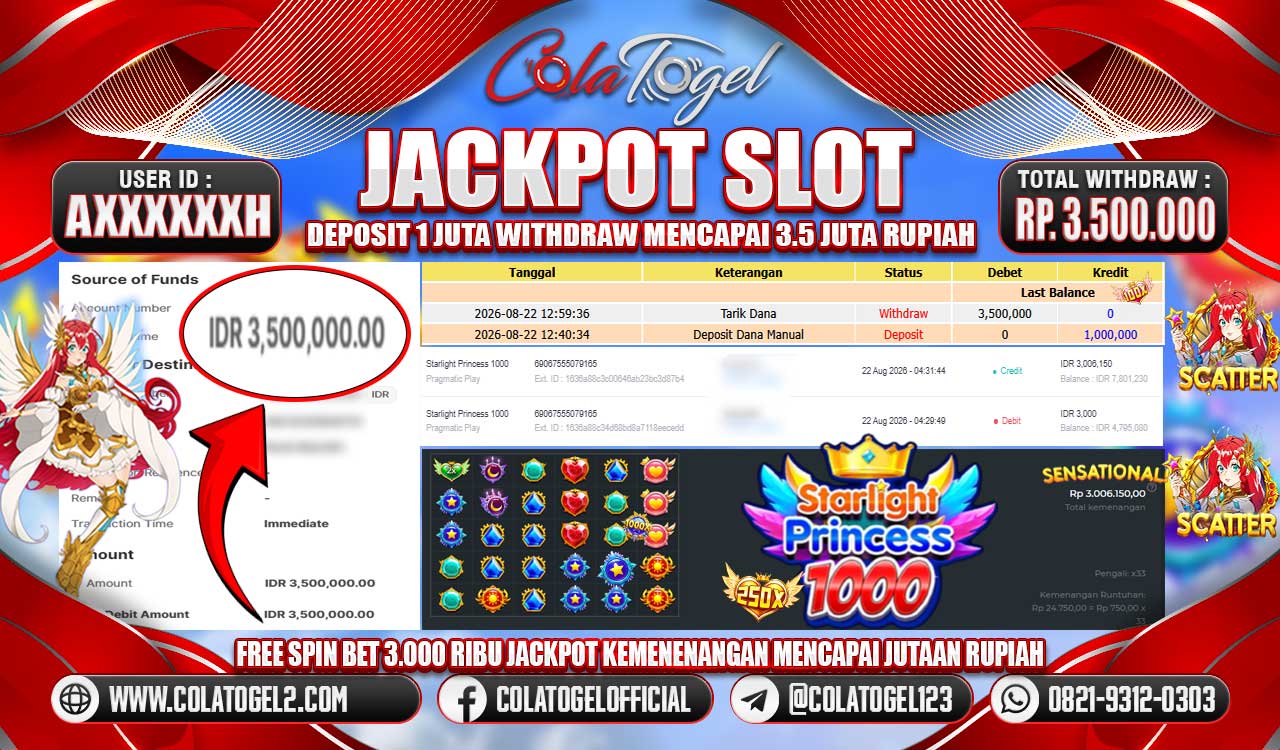 JACKPOT SLOT GACORR!!