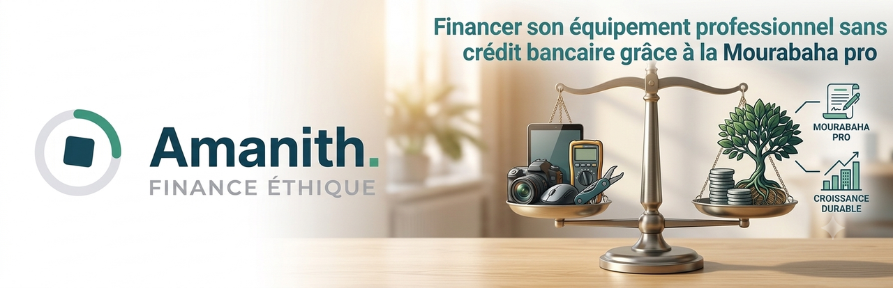 Financer son équipement professionnel sans crédit bancaire grâce à la Mourabaha pro