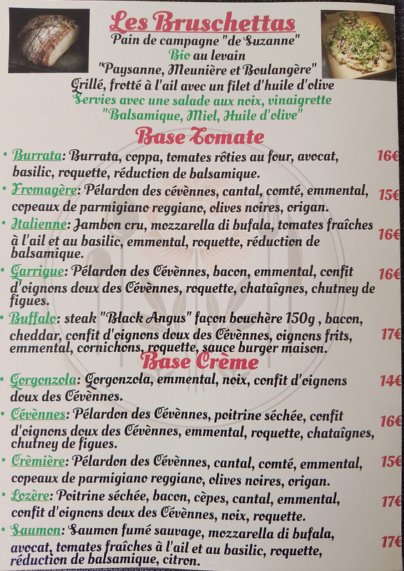 Les Bruschettas