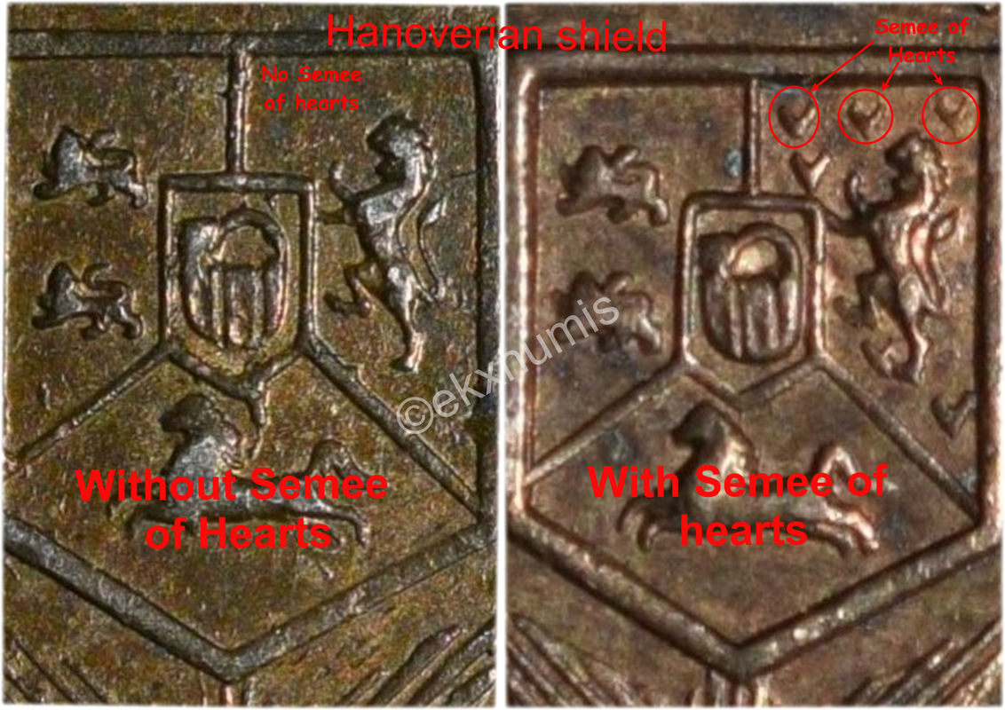 Difference Between 'With' or 'Without' Hearts Hanoverian Shield