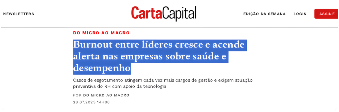 Notícia 1 — dados sobre desengajamento e turnover