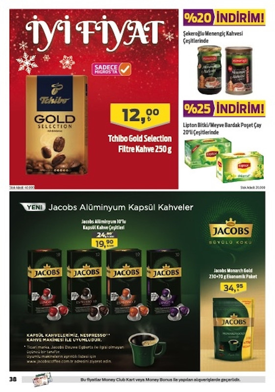 Migros yılbaşı indirimleri 20 Aralık - 2 Ocak 2019 migroskop dergisi