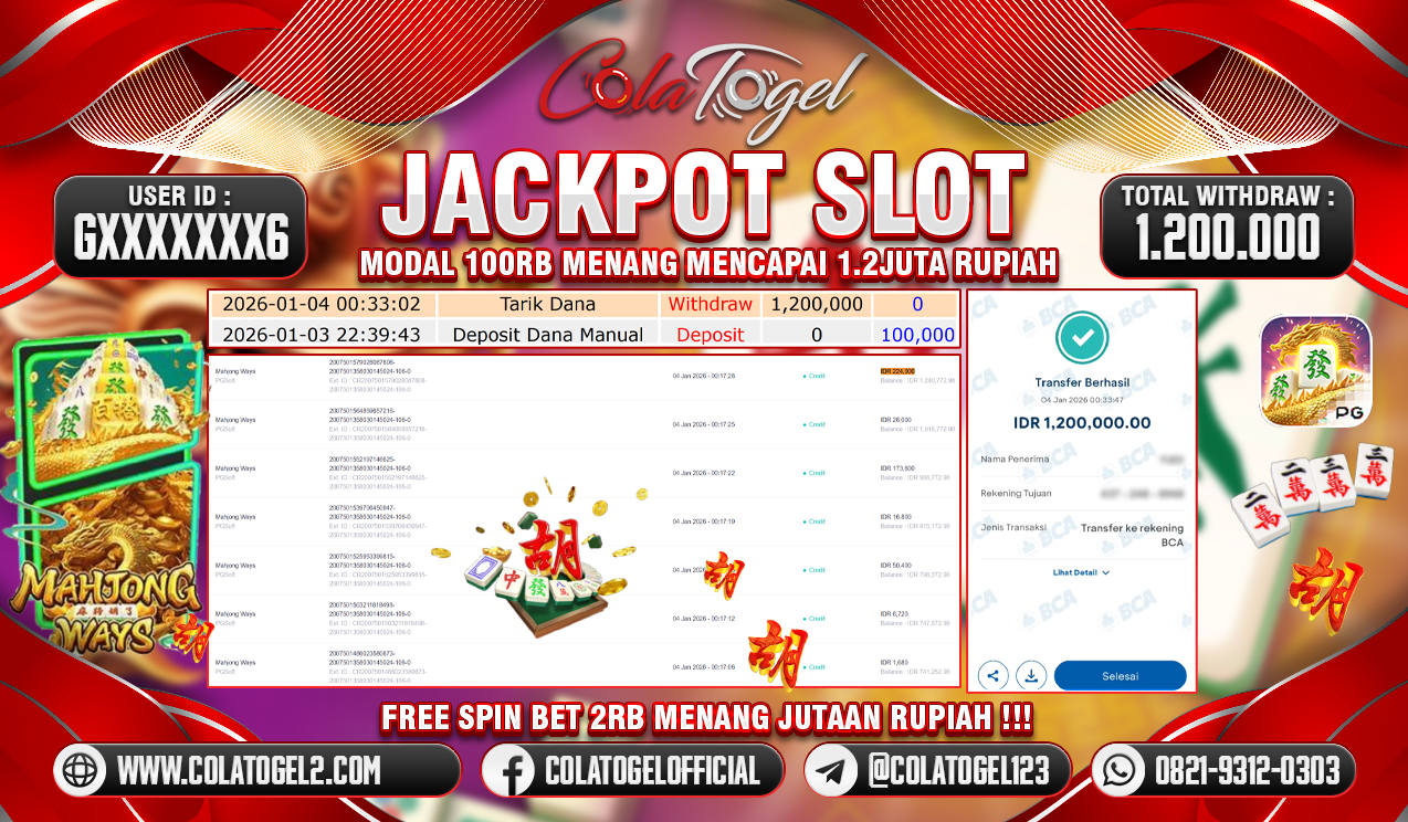 JACKPOT SLOT GACOR!!