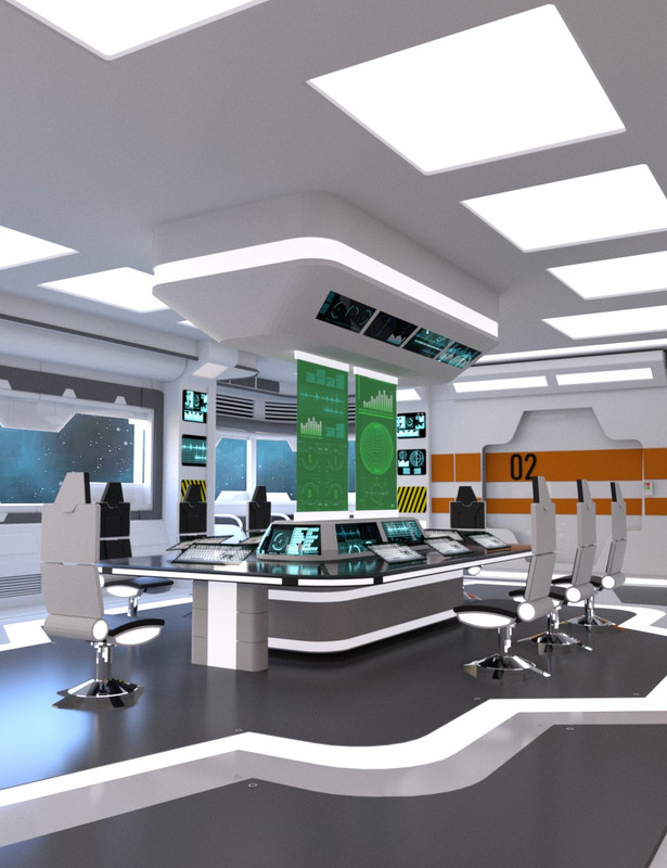 Command And Control Center 2025 - Free Daz 3D Models