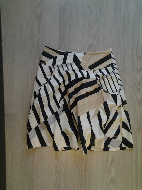 16 Short Skirt with zebra Print (1)