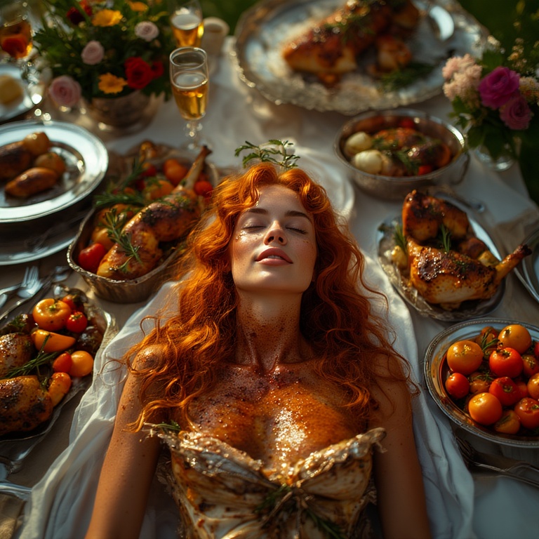 Garden wedding cooking oil Redhair 0 04