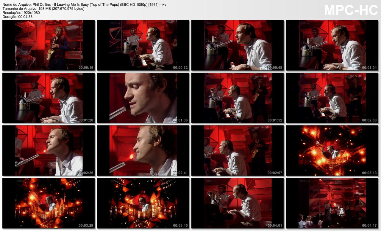 Phil Collins - If Leaving Me Is Easy (Top of The Pops) (BBC HD 1080p) [04.06.1981]
