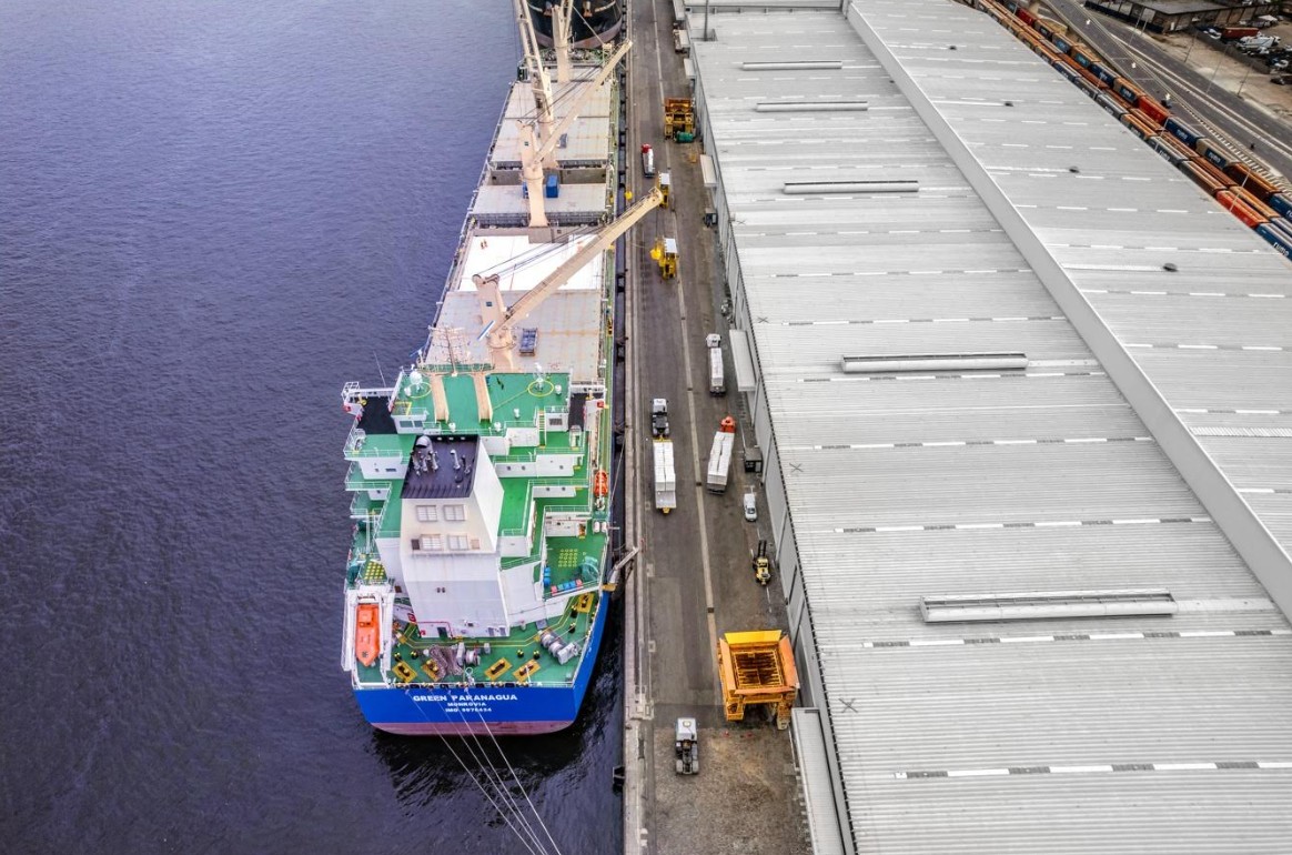 Terminal EBLog, no Porto de Santos, opera desde julho de 2023