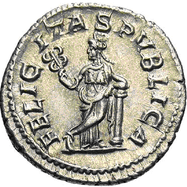 Glosario de monedas romanas. FELICITAS. 11