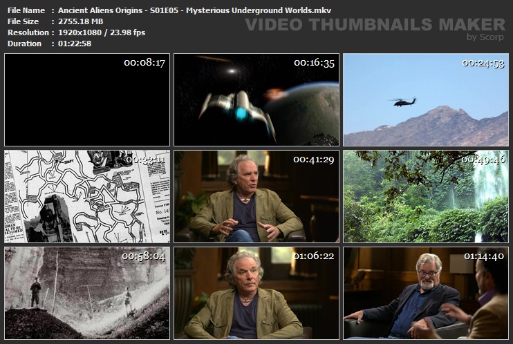 Ancient Aliens Origins - S01E05 - Mysterious Underground Worlds.mkv
