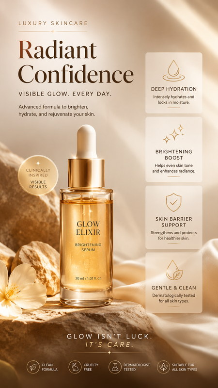 Luxury Skincare Campaign Board Generator