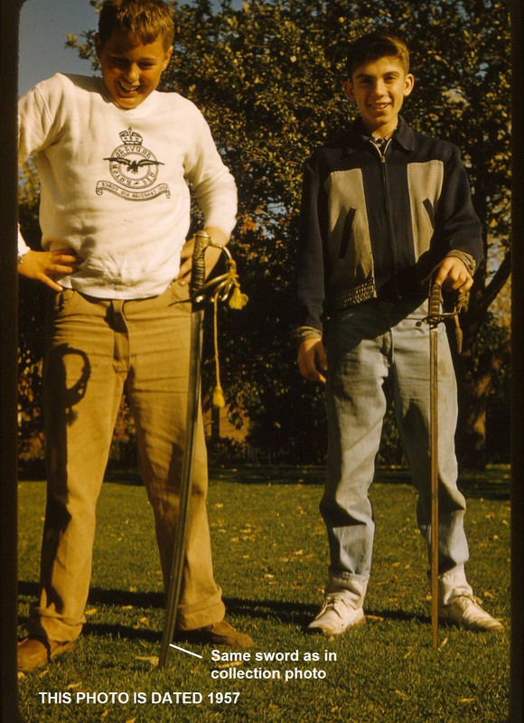 My first sword-photo date 1957-I still have it