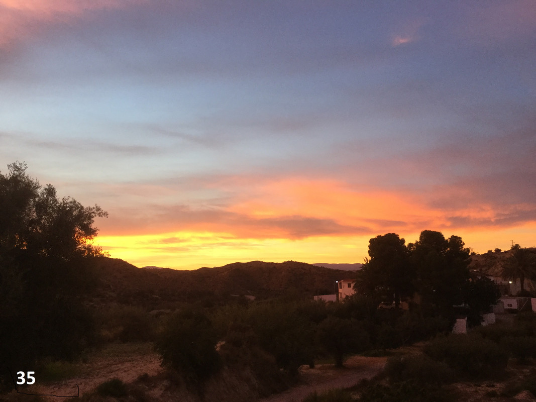 35 sunset over Arboleas